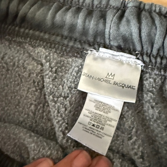 Jean- Basquait Two Kings Graphic Sweatpants - Gray - FLAWED - Picture 3 of 13
